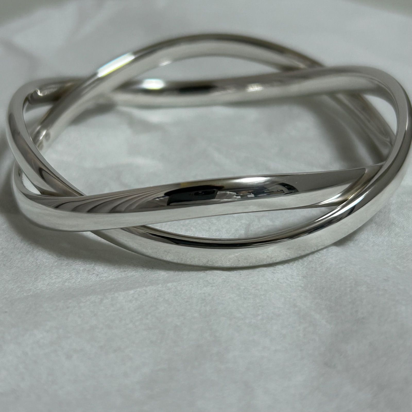 ジョージジェンセン バングル 237B ダブル ツイスト AG925 いわな様 ジョージジェンセン バングル 237B ダブル ツイスト