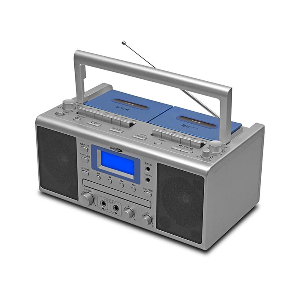 クマザキエイム カラオケCDダブルラジカセ WUTA ウータ KCR-207S