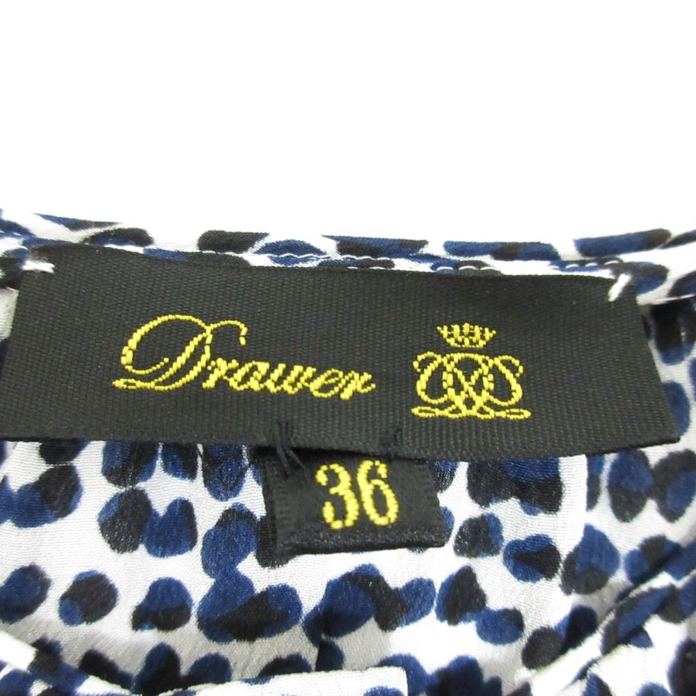 未使用 23AW Drawer ドゥロワー ドット柄 イージーウエスト