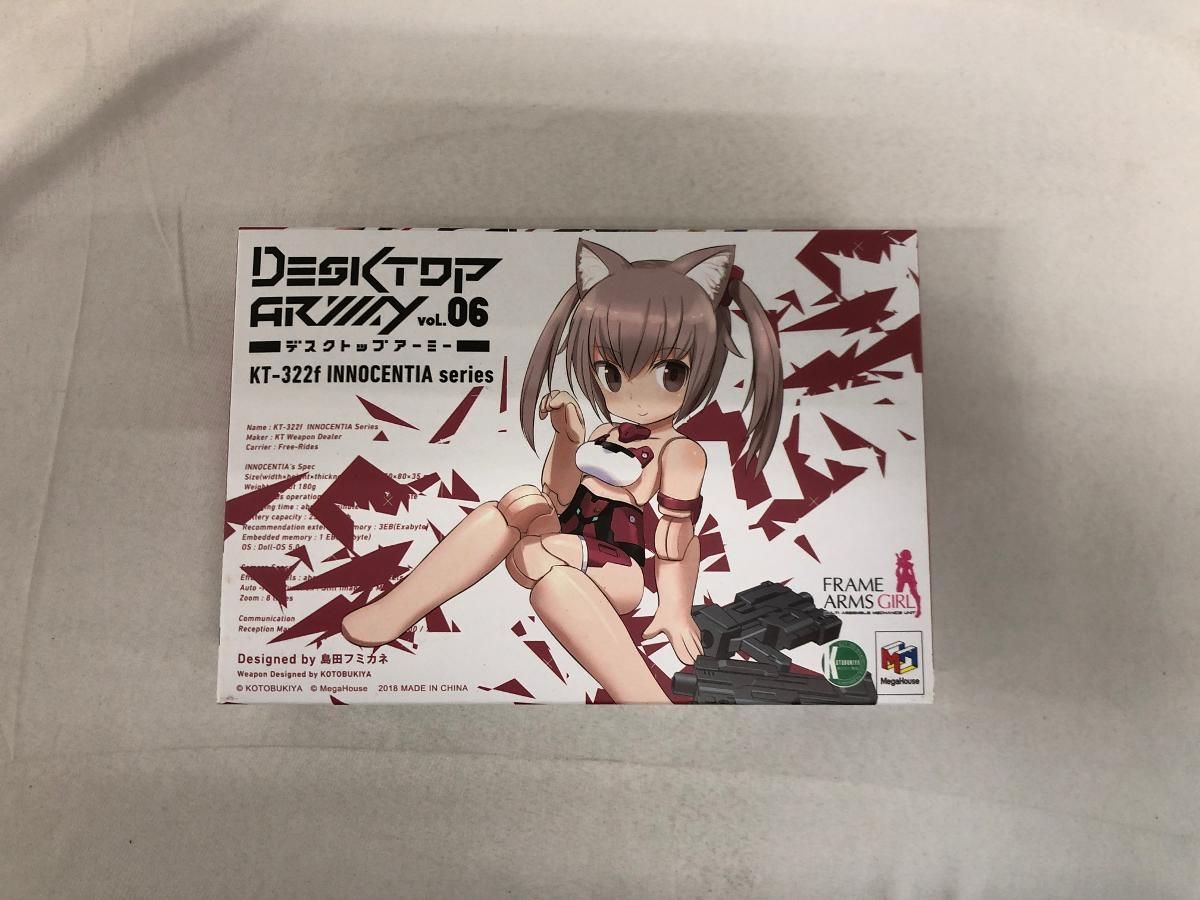 【未開封】【BOX】デスクトップアーミー フレームアームズ・ガール KT-322f イノセンティア シリーズ