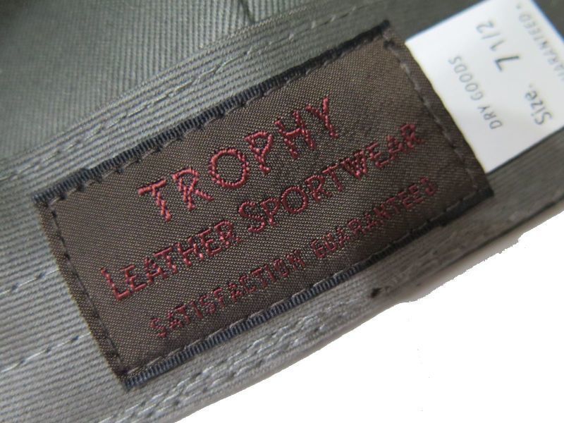 トロフィークロージング】 ステアハイドレザー メカニック
