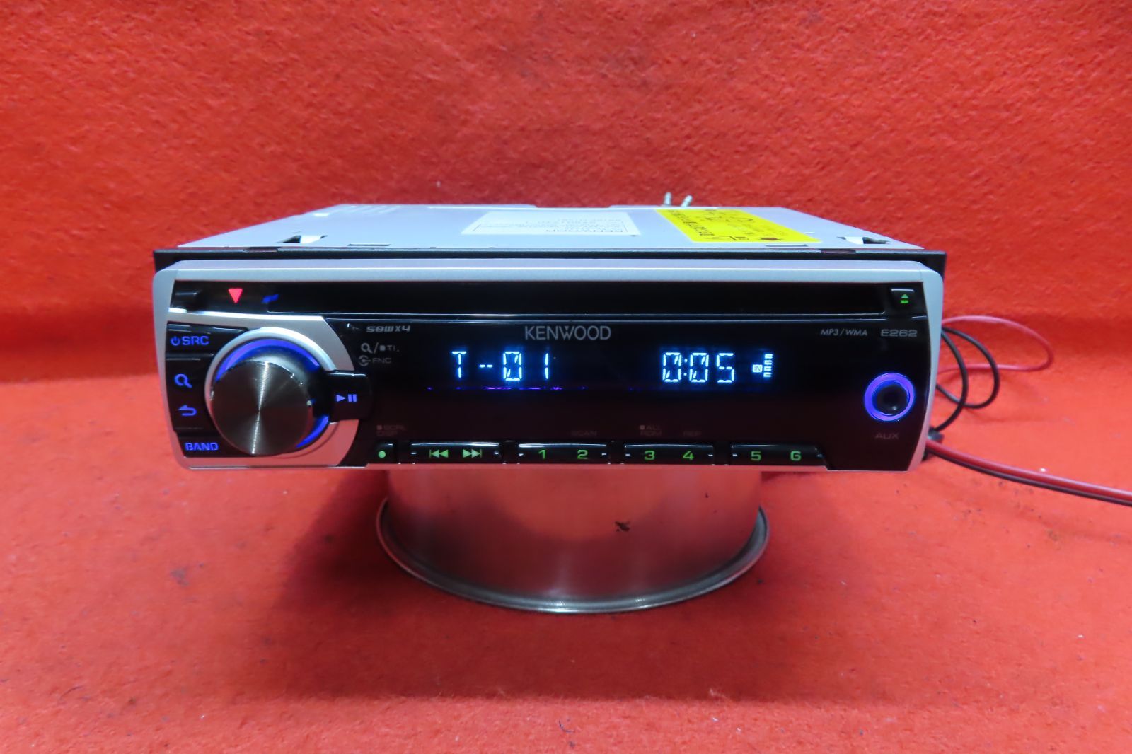 ＊CS1794＊ 付|ケンウッド E262 カーオーディオ CDプレーヤー CDデッキ 1DIN AUX