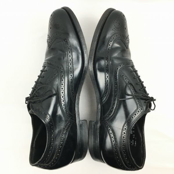 80s?/USA製/Vintage FLORSHEIM/フローシャイム フルブローグ ウイング 