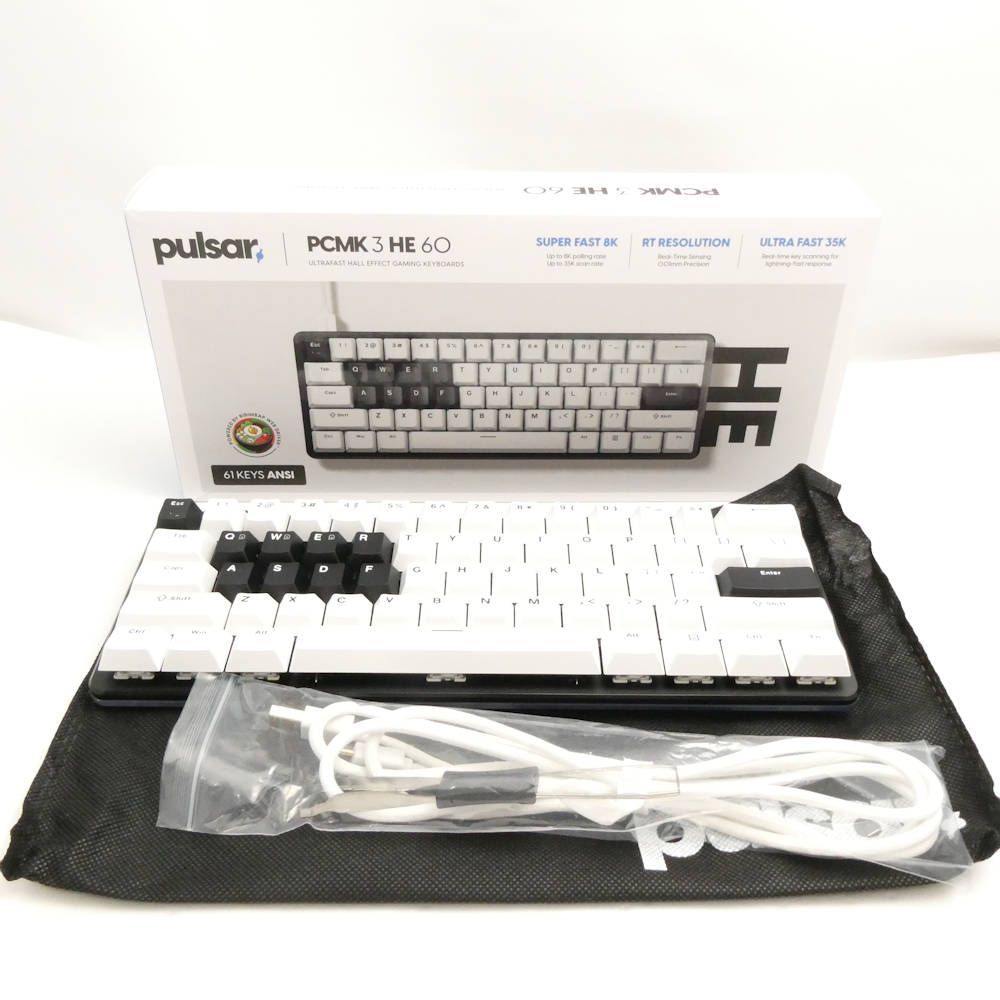 Pulsar Gaming Gears パルサー PCMK 3HE 60 ゲーミングキーボード 有線 eスポーツ 青軸 HO636