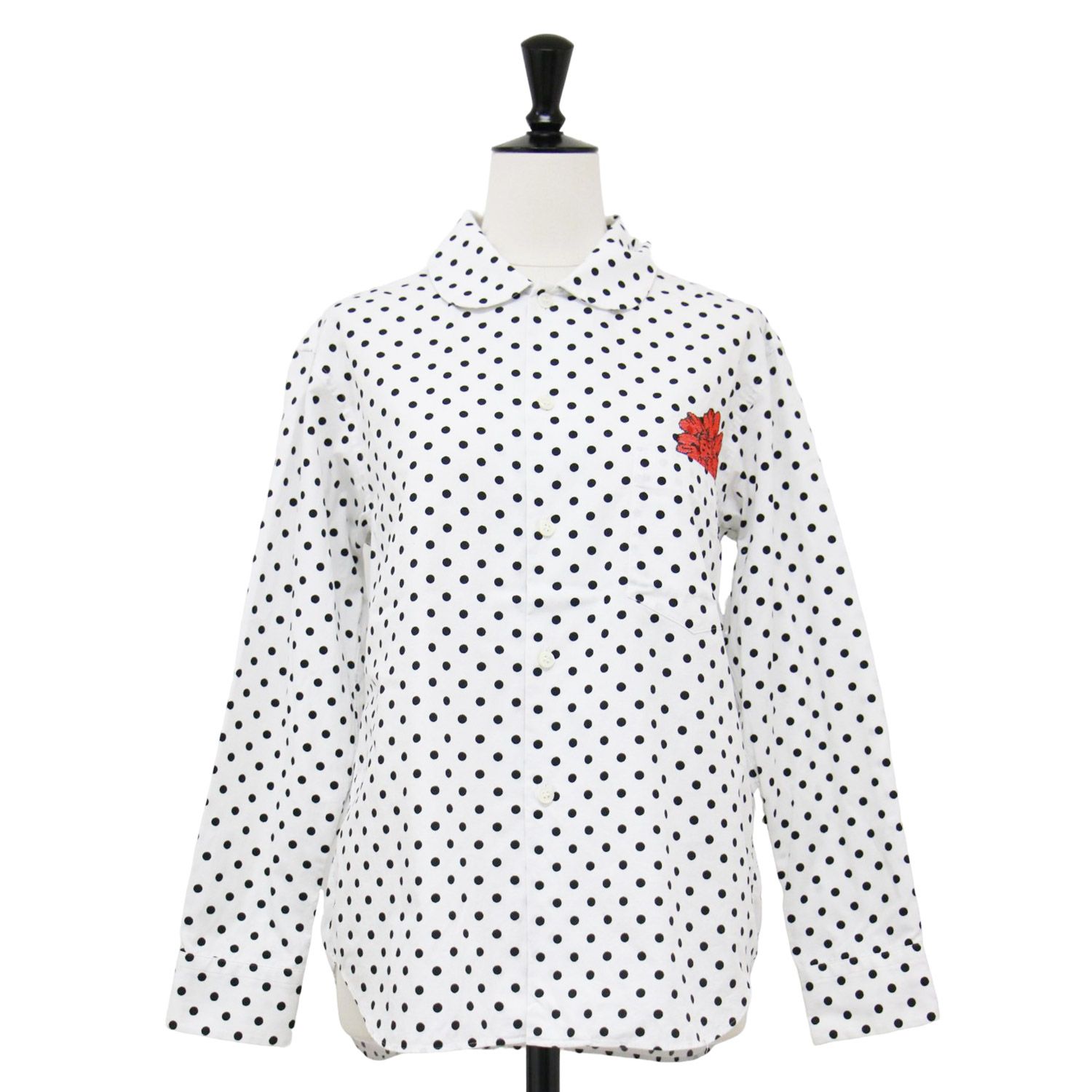 タオ　コムデギャルソン　ブラウス　Sサイズ tao COMME des GARCONS タオ コムデギャルソン シャツ ブラック