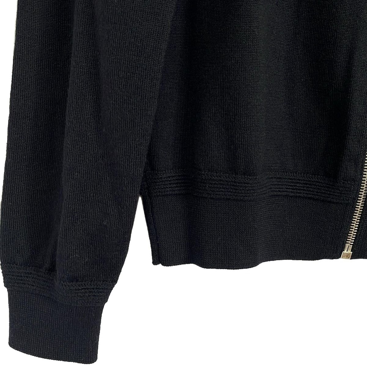 ルイ　ヴィトン　ダークグレー ジップアップカーディガン　サイズXL louis-vuitton-oversized-button