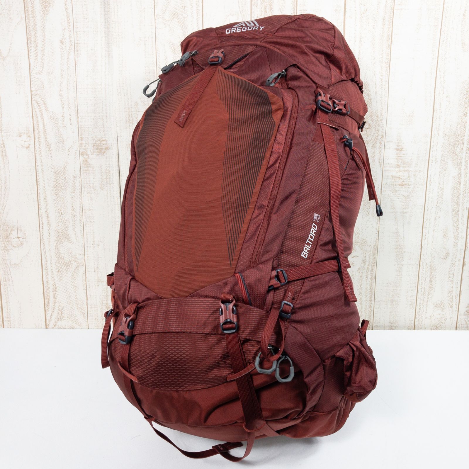 Ｍ レッド系 Gregory グレゴリー バルトロ 75 Baltoro 75 ブリックレッド ナイロン バッグ ストレージ バックパック 容量 55L～79L z00051162 ブリックレッド 容量 55L～7