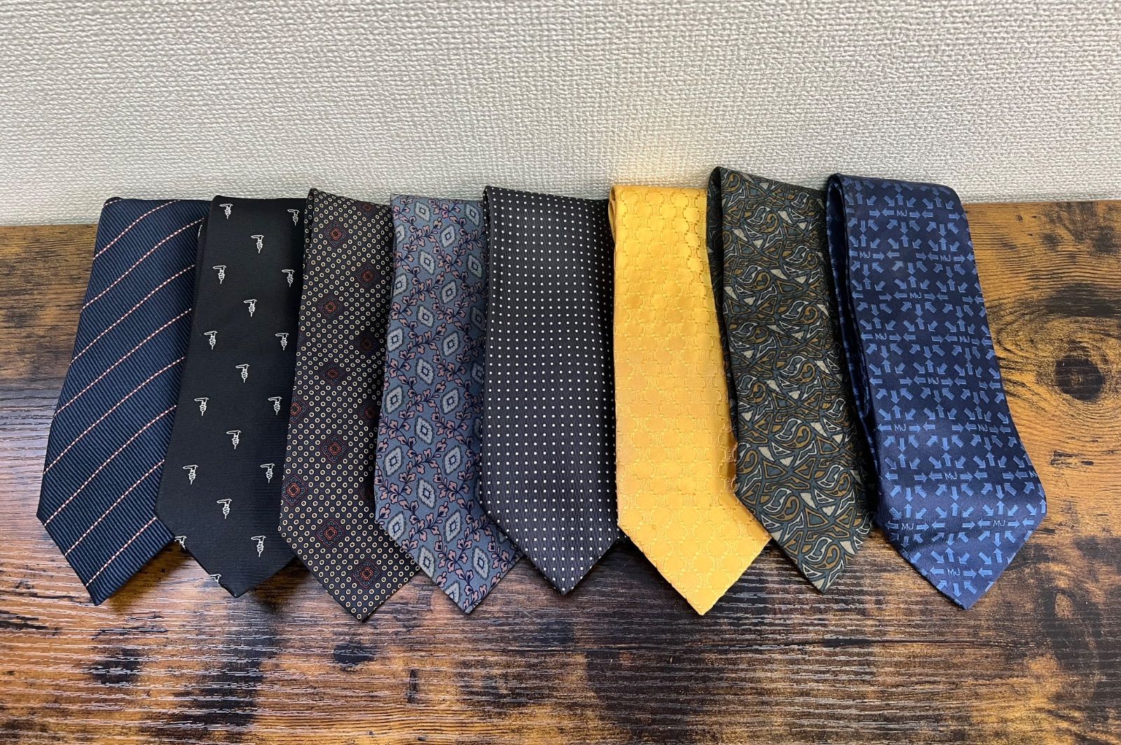 ネクタイ★まとめ売り 4本セット Dior BURBERRYなど⑦ 豪華20本セット】ハイブランドネクタイまとめ売り Dior・GUCCI