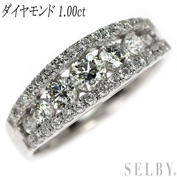 Pt900 ダイヤモンド リング 1.00ct - メルカリ