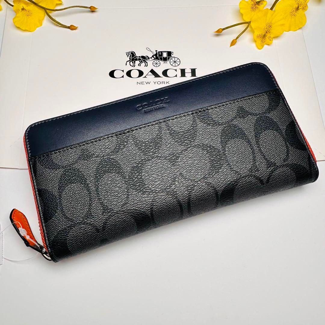 新品COACH長財布コーチ長財布ブランド - メルカリ