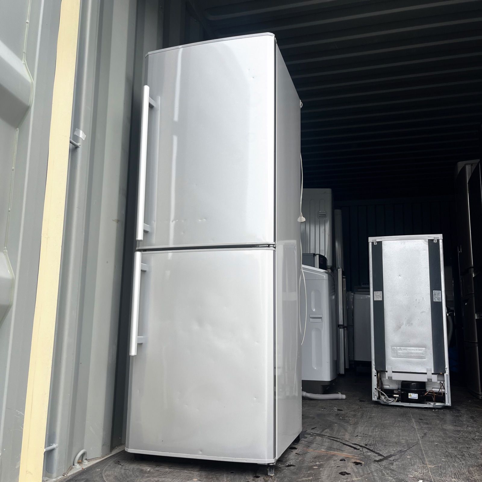 5取付無料！完動品！三菱スタイリッシュシルバー大きめ256L冷蔵庫！洗濯機 5取付無料！完動品！三菱スタイリッシュシルバー大きめ256L