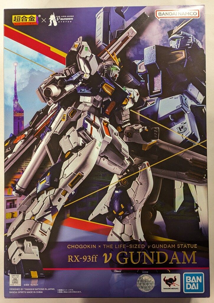 BANDAI SPIRITS 超合金×THE LIFE-SIZED STATUE 実物大νガンダム立像 νガンダム