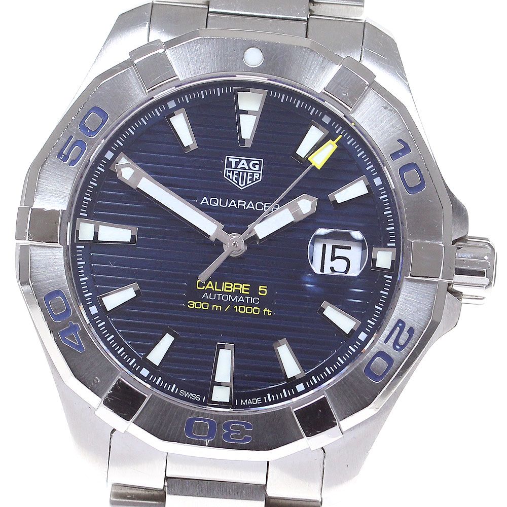 タグホイヤー TAG HEUER WAY2012 アクアレーサー デイト 自動巻き 