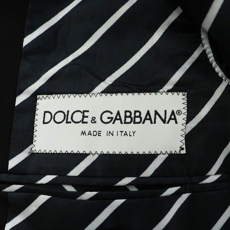 【関税込み】Dolce&Gabbana テーラードジャケット Dolce&Gabbana ドルガバ 蜂 王冠 刺繍 テーラードジャケット 50