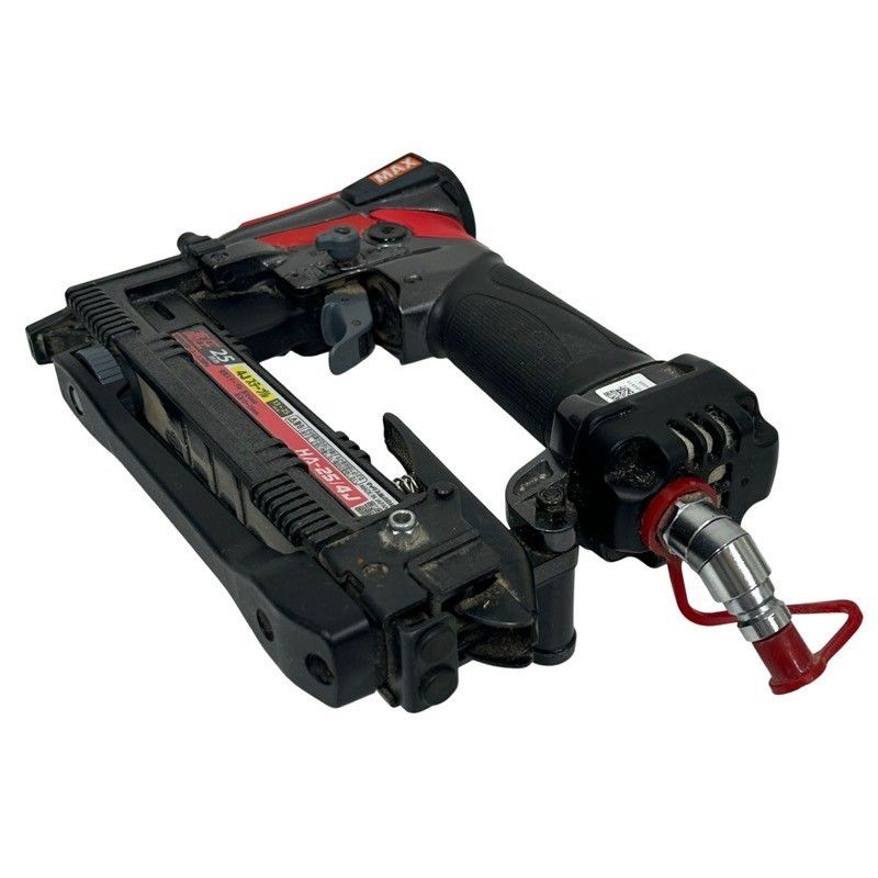 【質屋】MAX マックス釘打機 高圧ステープル用エアネイラ HA-25/4J 未使用 [11060] ☆比較的綺麗☆MAX マックス 高圧 ステープル用エアネイラ HA-25⁄4J 肩