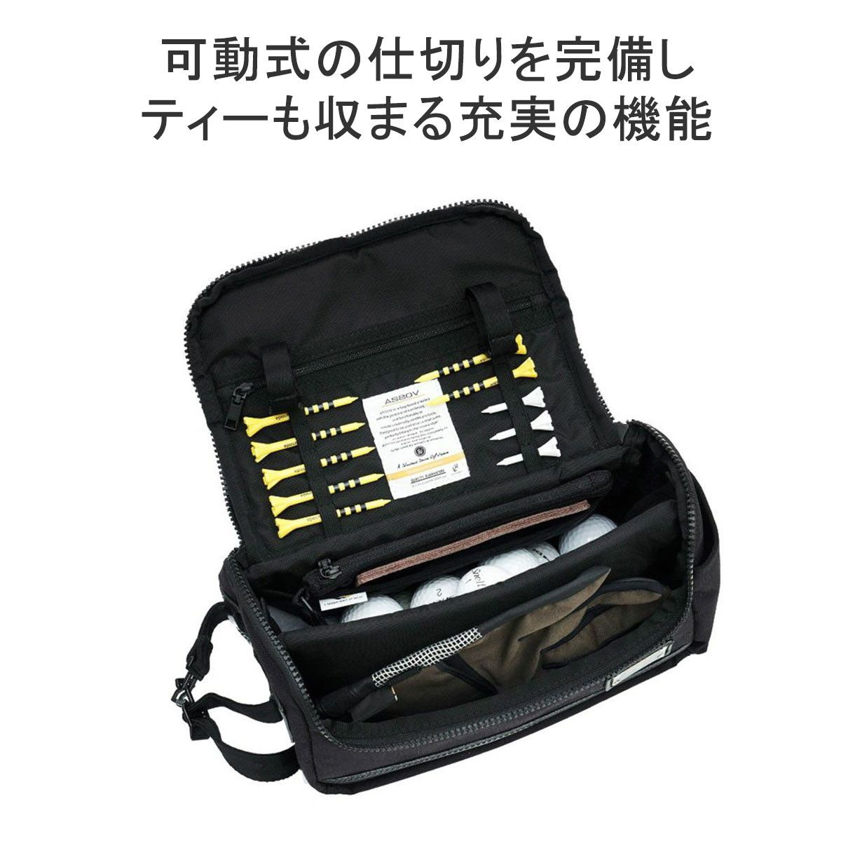 【かりん様】専用出品 正規品1年保証 アッソブ ポーチ AS2OV GOLF EXCLUSIVE BALLISTIC NYLON
