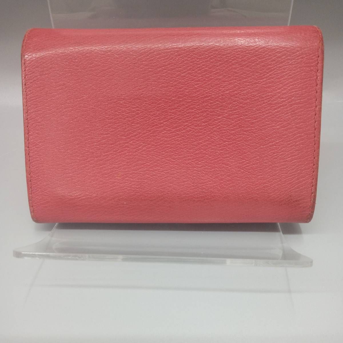LOEWE ロエベ 4310-11 カードケース 名刺入れ レッド 5ポケット ハイ 