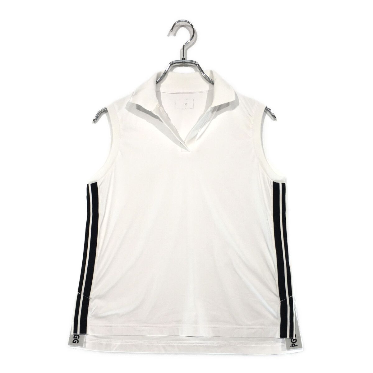 coco 中古 ピージージー PGG レディース 半袖シャツ 1(M) 白 ホワイト パーリーゲイツ モックネック ハイネック 中古 レディース パーリーゲイツ PEARLY GATES 半袖シャツ 0(S