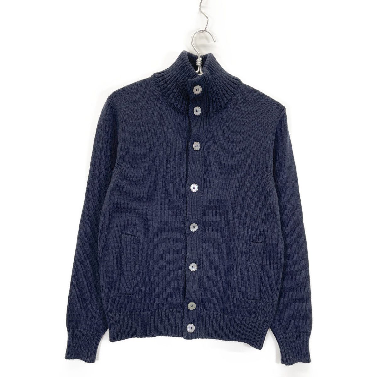 ZANONE CHIOTO スタンドカラーカーディガン 48 ネイビー 【公式通販】