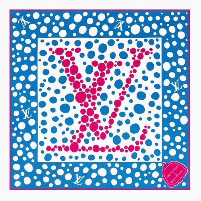 ルイヴィトン　草間弥生　LV×KY カレ 45  インフィニティ　ドット 楽天市場】【20%OFF】 ルイヴィトン スカーフ LV × YK カレ45