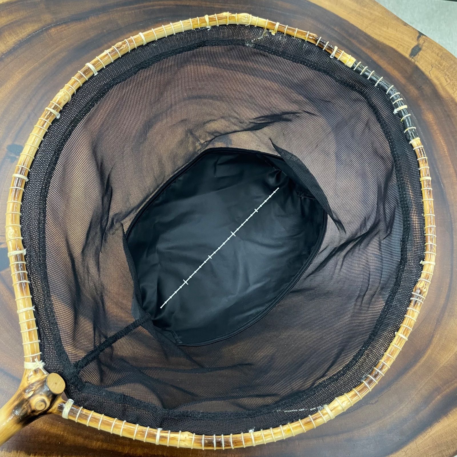 Shimizu シミズ タモ網 手すき網 割引 ランディングネット 天然木 鹿角