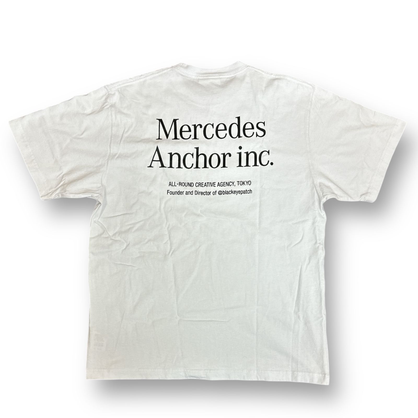 MERCEDES ANCHOR INC. バックロゴ ポケット Tシャツ 半袖 メルセデスアンカーインク L 77809A4