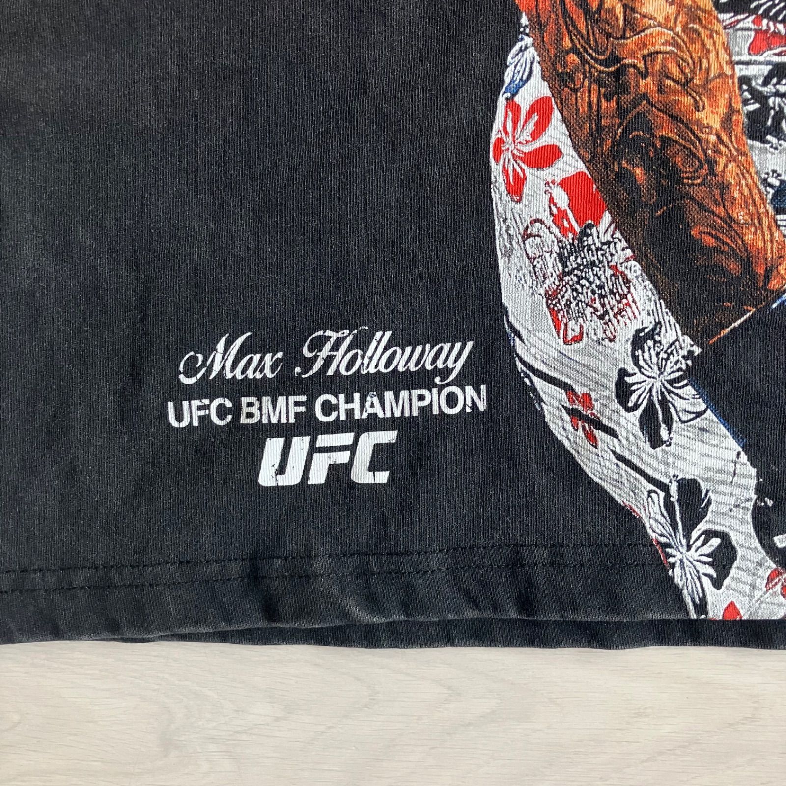 【新品・タグ付き】UFC公式 マックスホロウェイTシャツ 川口春奈着用モデル 川口春奈 着用 マックス・ホロウェイ Tシャツ UFC XL Max Holloway BMF