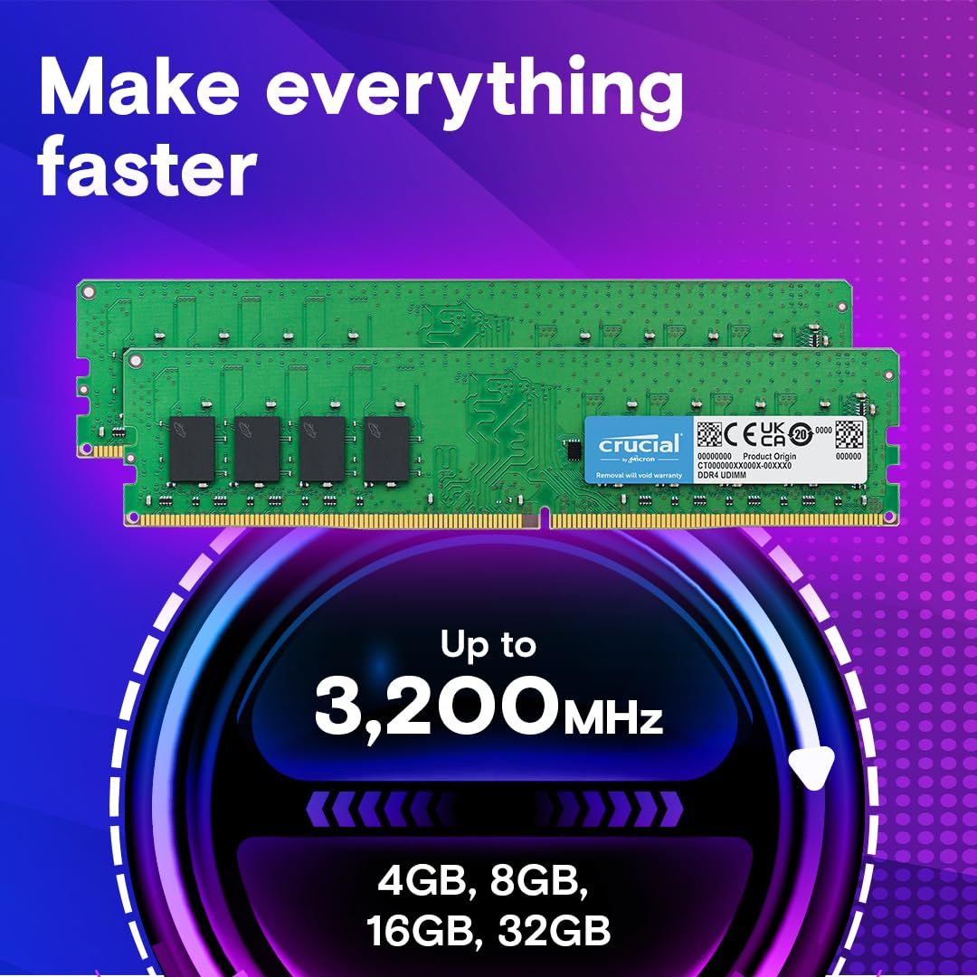 Crucial デスクトップ用増設メモリ 16GB(8GBx2枚) DDR4 3200MT/s(PC4