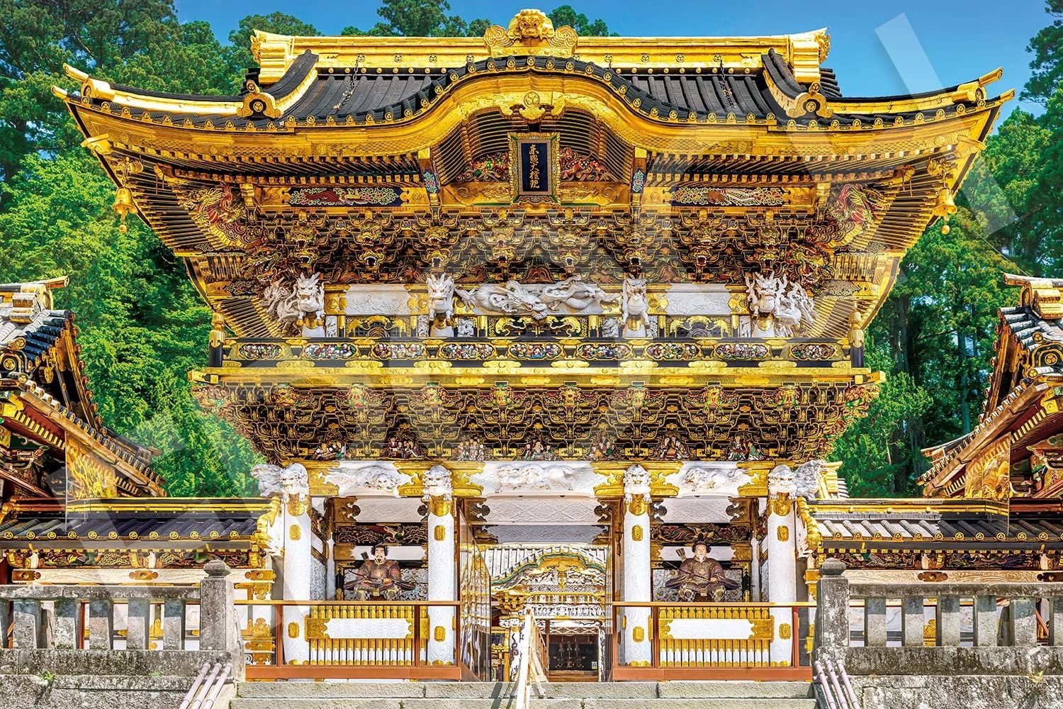 【特価商品】のり付き ヘラ付き 22-106s (50×75cm) 日光の社寺-陽明門【日本】 点数券付き 日本風景 ジグソーパズル EPOCH 2016ベリースモールピース エポック社