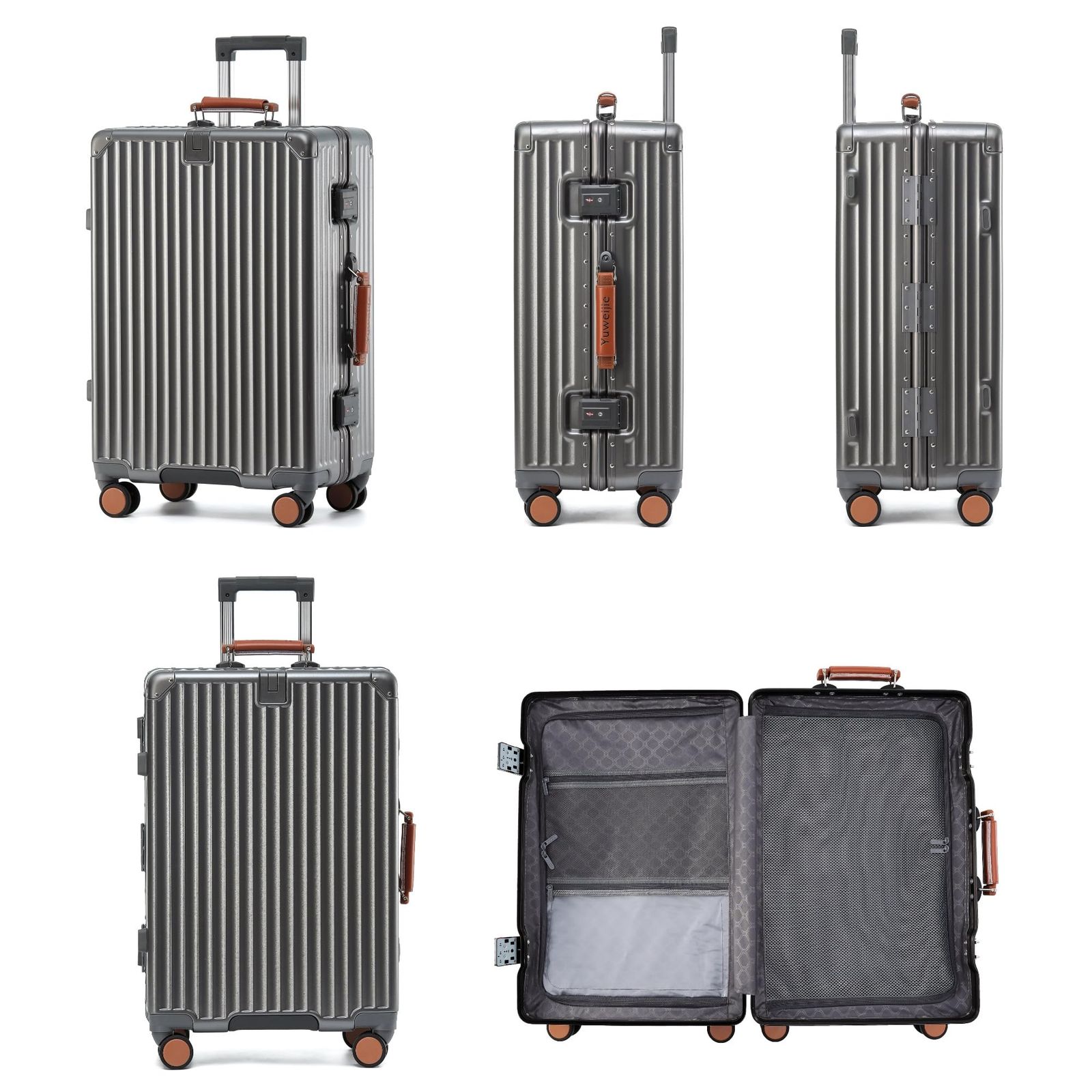 海外旅行出張 メタルグレー