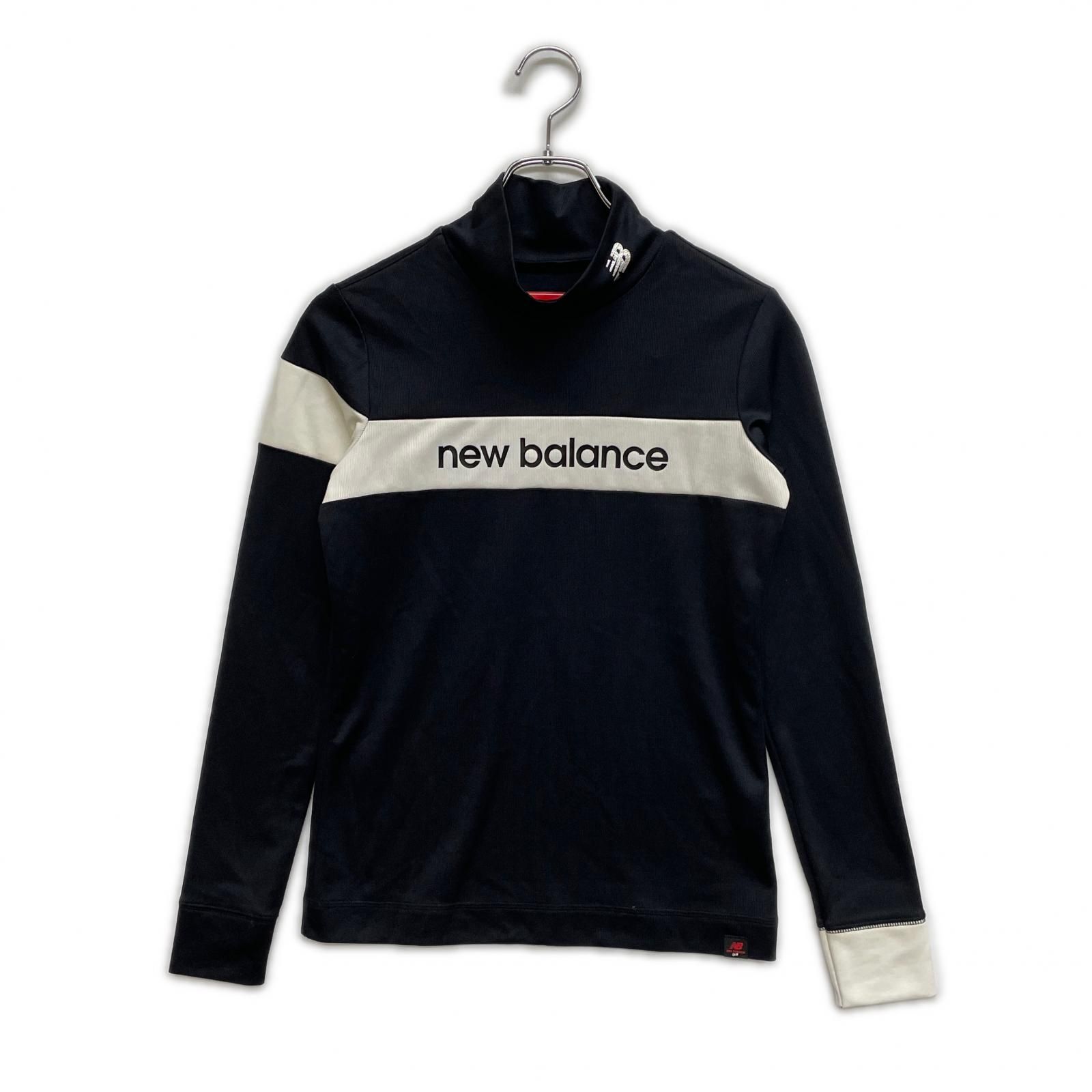 ♥品 レディース ニューバランスゴルフ New Balance golf 長袖シャツ 0 S 黒 ブラック ハイネック