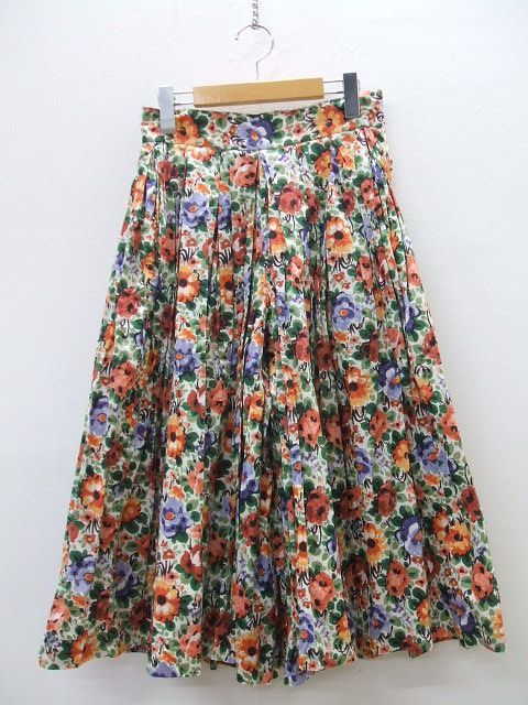 YAECA 157057 Big Tuck Culotte 花柄 リバティ ビッグタックキュロット 