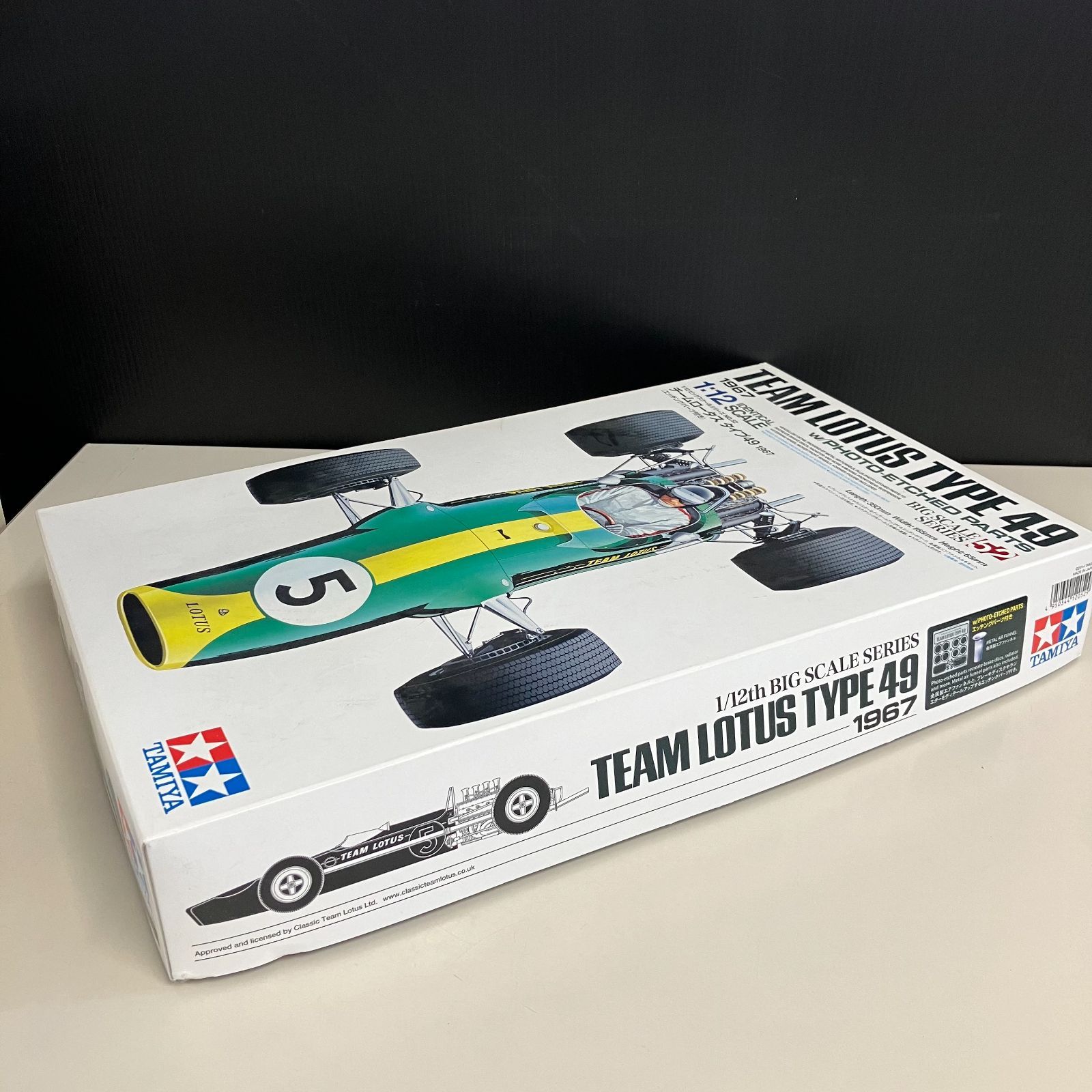 タミヤ 1/12 ビッグスケールシリーズ チーム ロータス タイプ49