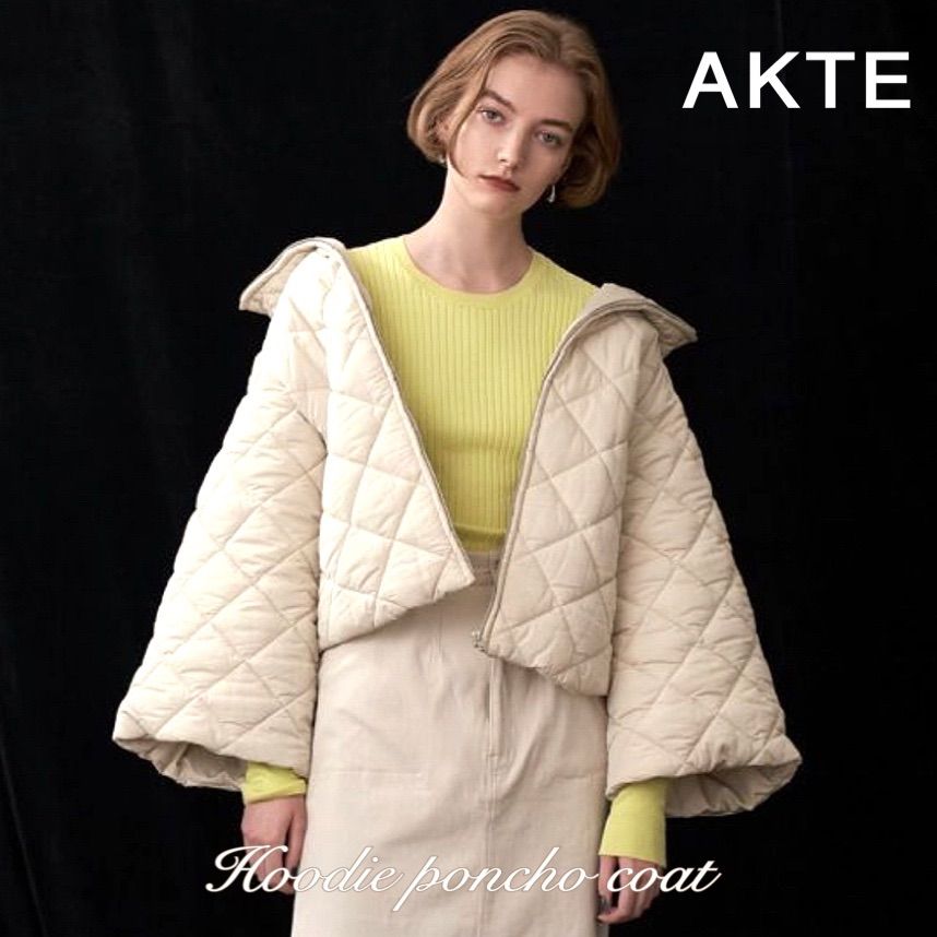 AKTE アクテ フーディーポンチョコート 完売カラー ⭐️サイト内最安値 - メルカリ