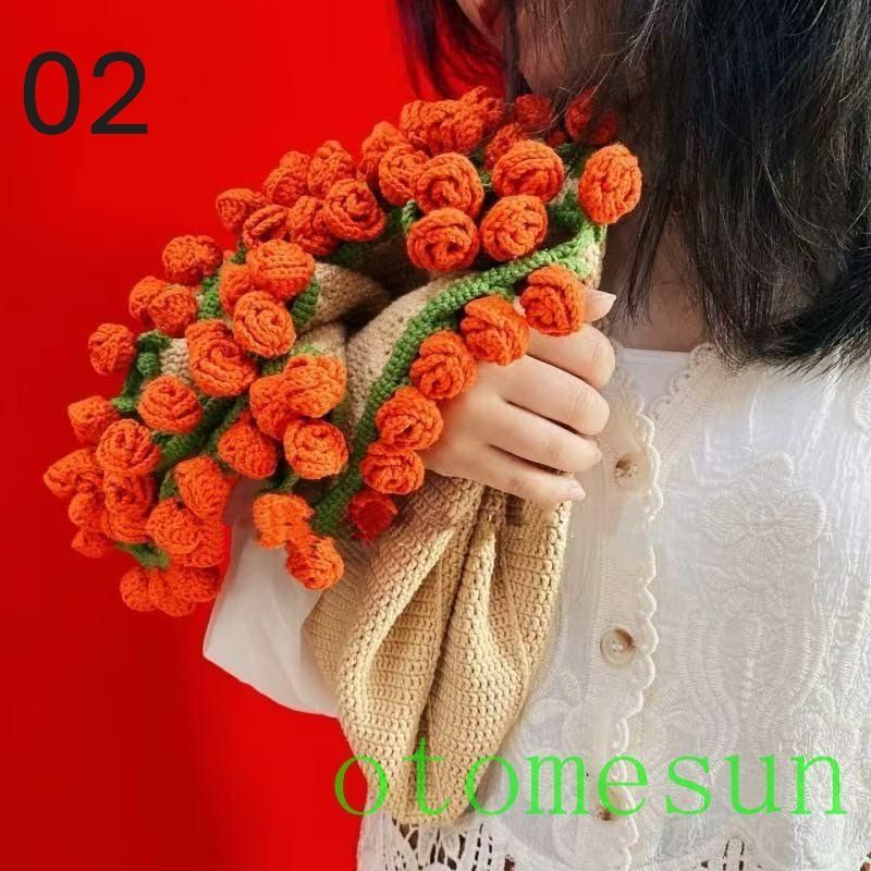 ブーケブランケット、TikTok人気商品抱き毯、ローズブランケット