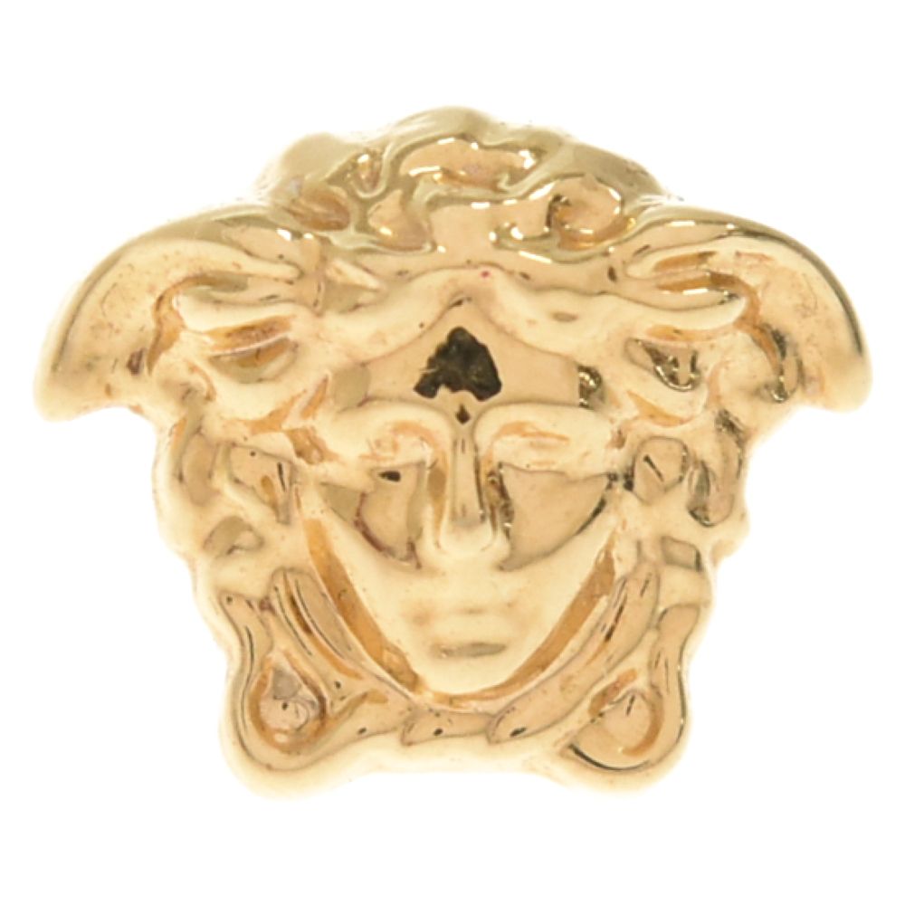 ★極希少【新品・未使用品】ヴェルサーチ  ピアス メデューサ　ゴールド　片耳 ヴェルサーチ ピアス メデューサ ゴールド 大きめ メンズ