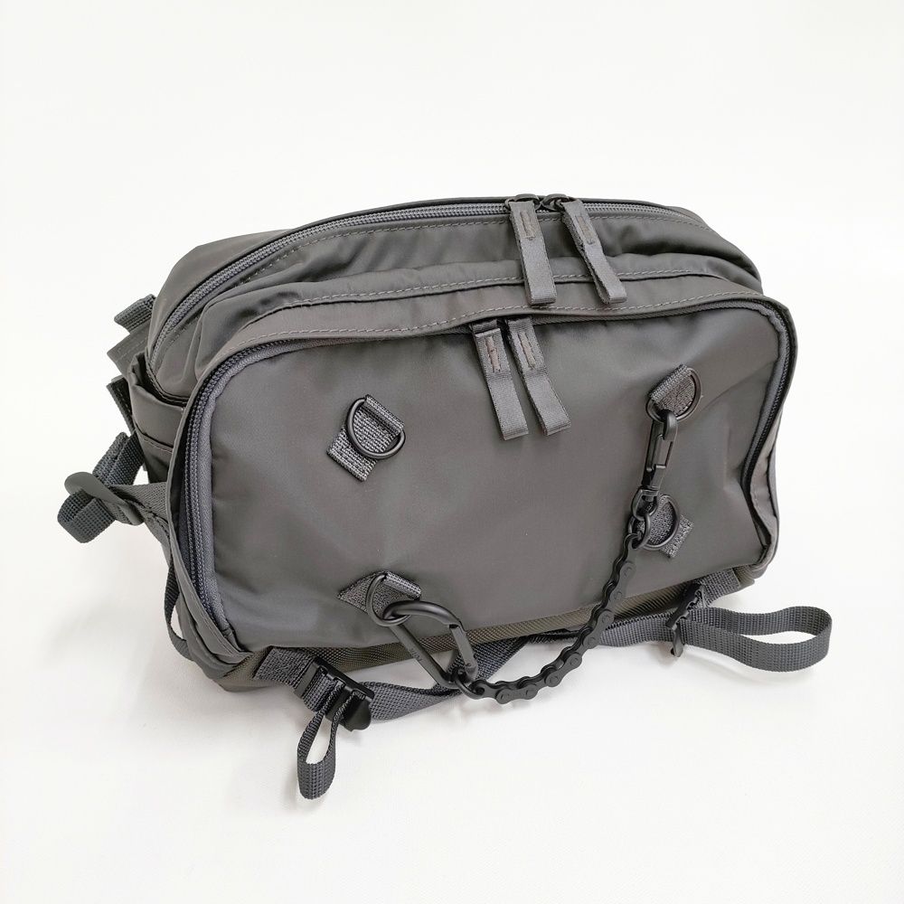 PORTER POTR RIDE WAIST BAG オリジナルチェーン付き グラファイト 997-26858 ウエストバッグ グレー メンズ ポーター 5-0415G♪