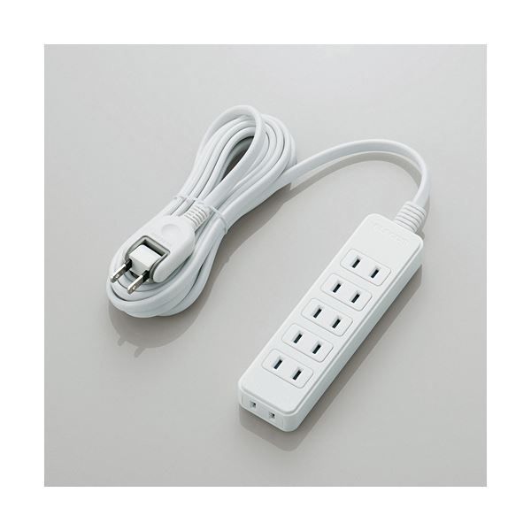 【全国無料，正規品】 （まとめ）エレコム スイングプラグ電源タップ6個口 ホワイト 3m T-S02-2630WH 1個【×3セット】 電源ユニット