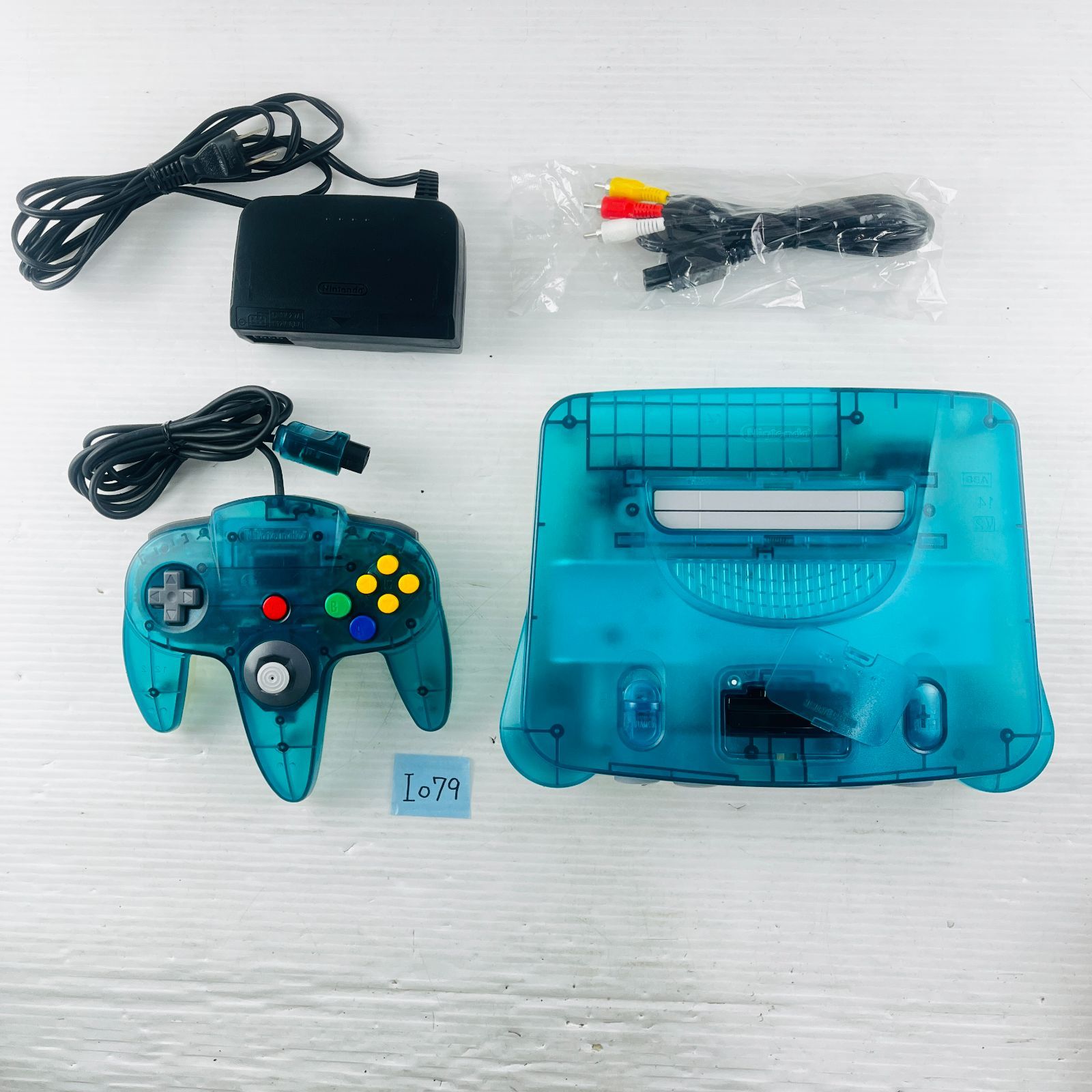 ニンテンドー64 1円スタート Yahoo!オークション クリアブルー ◇I079 