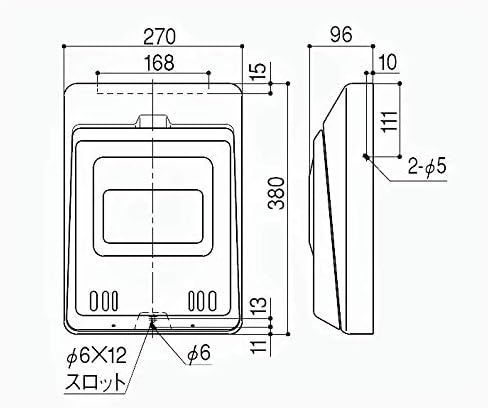 限定特価 シブタニ 郵便受箱 ブラウン ドアポスト 縦380×横270×高さ96