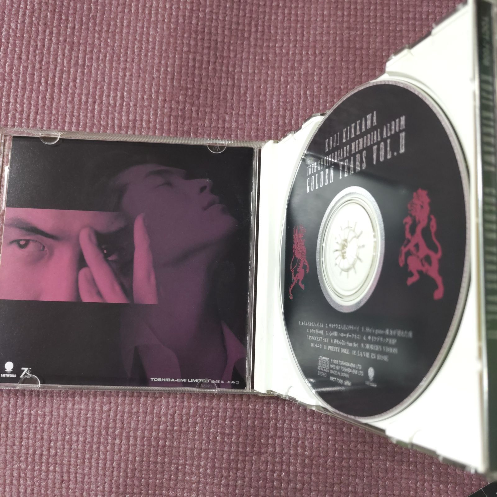 吉川晃司アルバム4点🪙「TOO MUCH LOVE」 🪙「ゴールデン