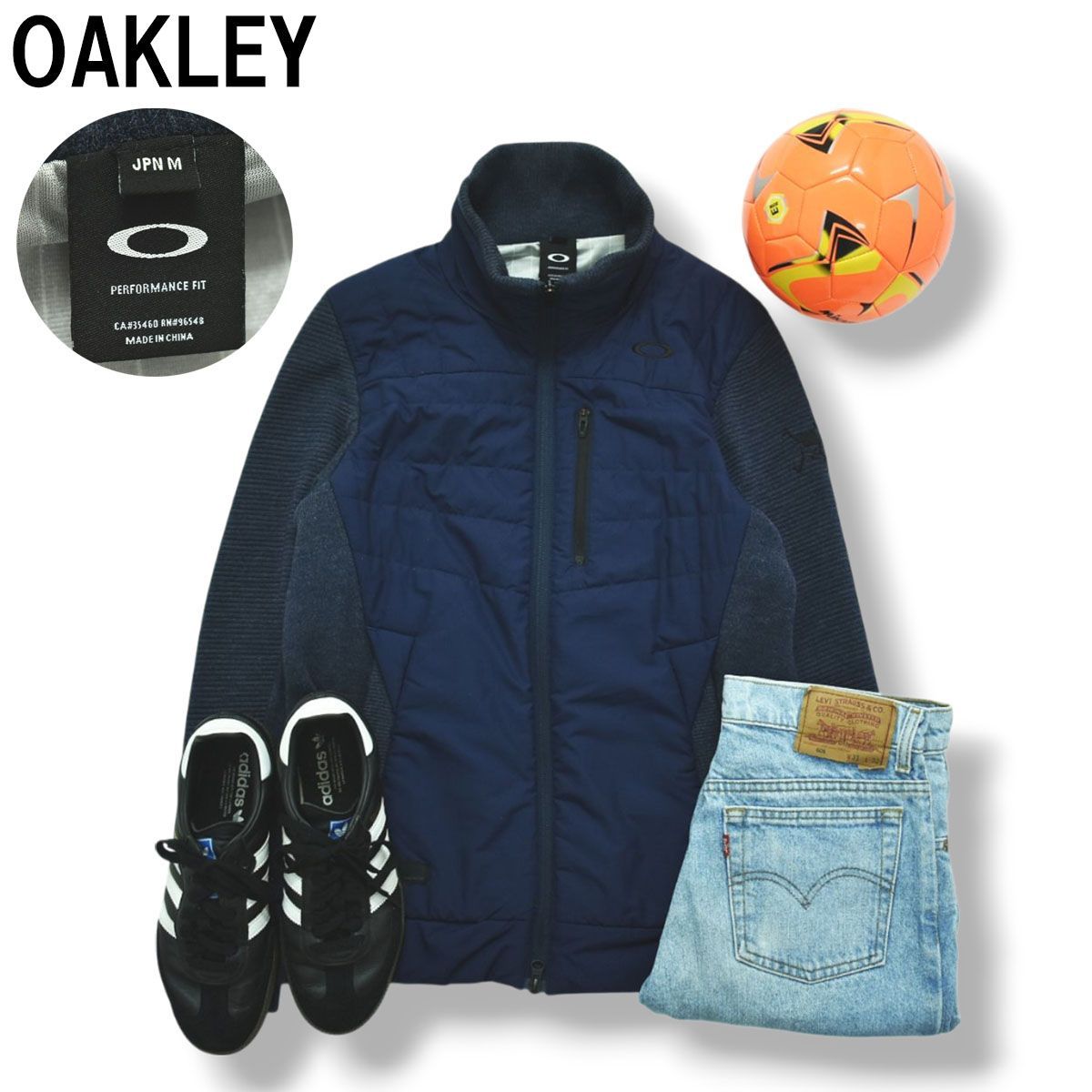 オークリー OAKLEY スカルコレクション 中綿 キルティング ジャケット