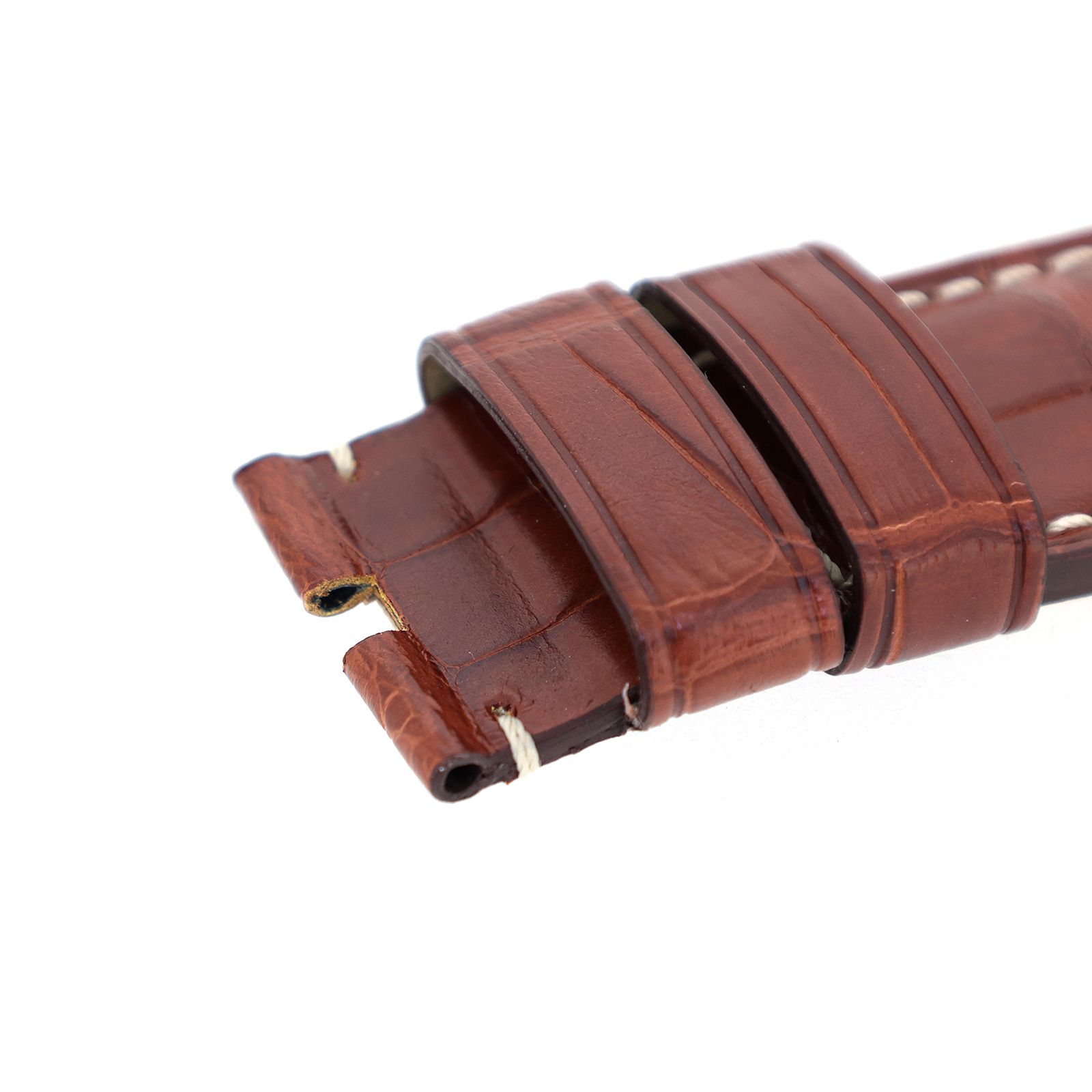 未使用 保管品 パネライ 純正 レザーベルト 24mm 尾錠用 メンズ