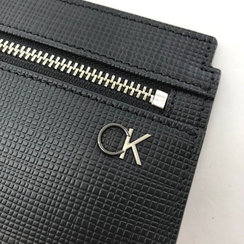中古品】 CALVIN KLEIN カルバンクライン クラッチ バッグ カバン 牛革 