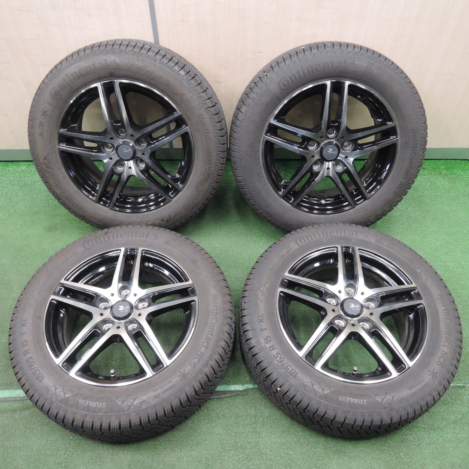 中古美品】185/65R15 スタッドレス4本 Continental コンチネンタル