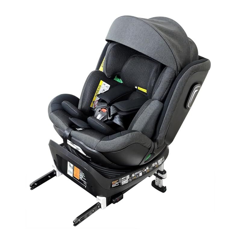 リーマン カイナロングR129 ブラック CW001 新生児から7歳頃 チャイルドシート ジュニアシート 1