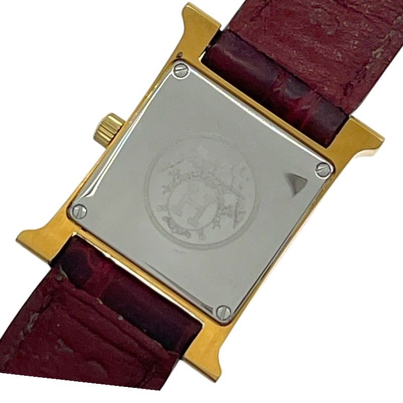 エルメス HERMES Hウォッチ HH1.201 GP/SS レディース 腕時計 - メルカリ 