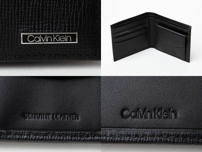 カルバン・クライン 専属BOX入り 2つ折り財布 レザー メンズ 31ck130009 31cke13013 Calvin Klein