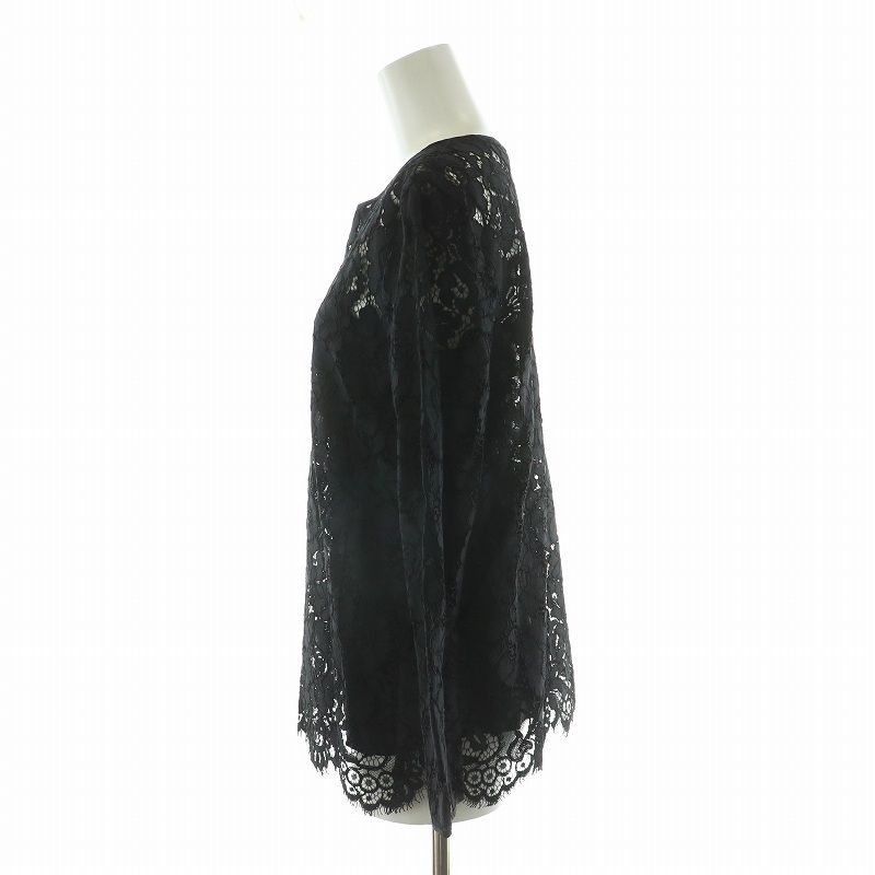 Theory 半袖ブラウス BLACK 美品 極美品】Theory ブラックジョーゼットブラウス - メルカリ