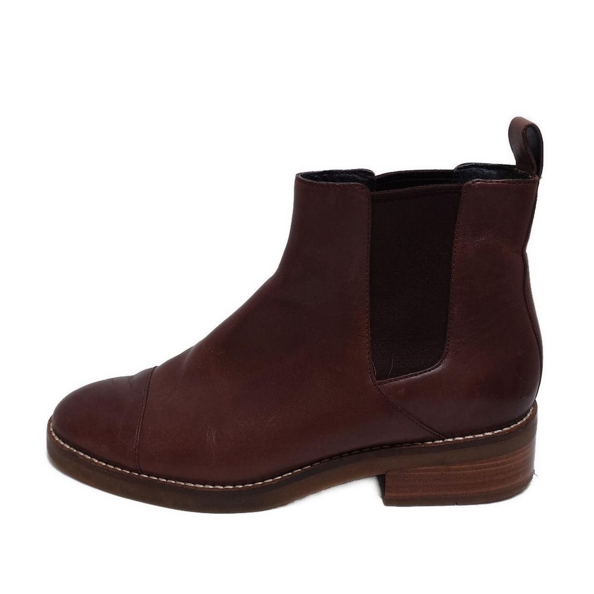 COLE HAAN コールハーン レザー ブーツ　濃茶 COLE HAAN(コールハーン) ショートブーツ レディース - ダーク